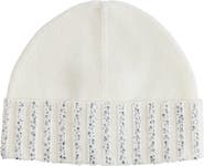 Sofia Cashmere Crystal Cuffed Cashmere Beanie
