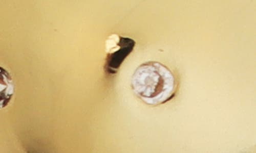 Panacea Crystal Accent Bubble Stud Earrings In Gold