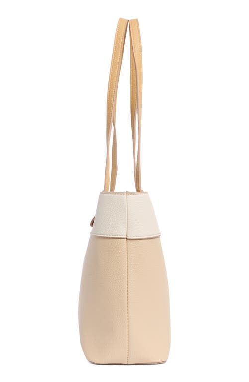 NANETTE LEPORE NANETTE LEPORE SABINE COLORBLOCK TOTE BAG & POUCH 