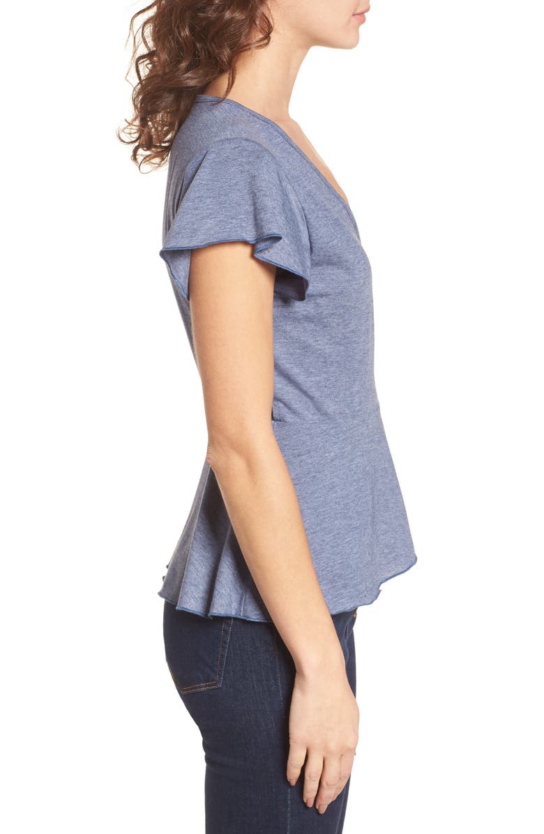 BP. Wrap Peplum Tee, Alternate, color, 