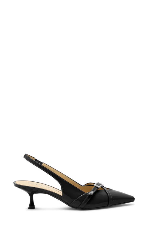 Stuart Weitzman Georgie Kitten Heel Slingback Pump In Multi