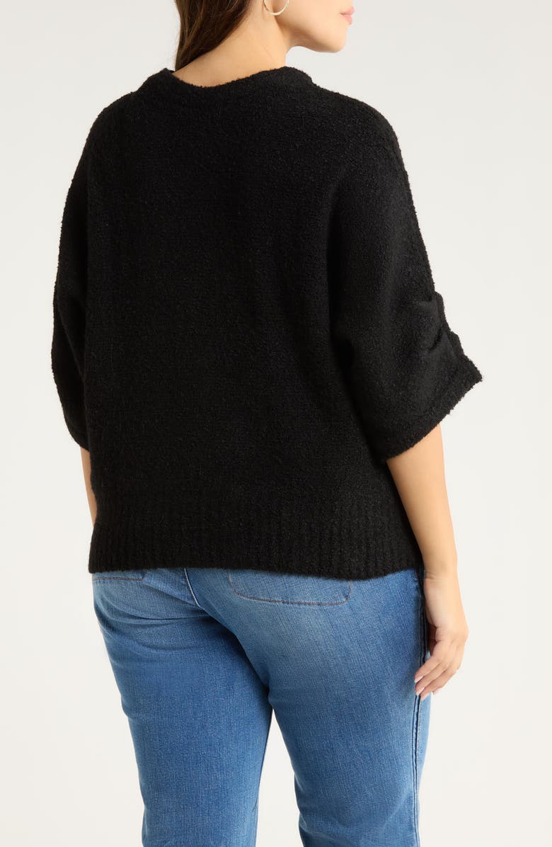 Wit & Wisdom Dolman Sleeve Sweater, Alternate, color, Black