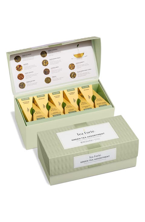 Green Tea Assortment Presentation Box