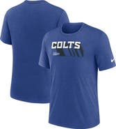 Nike Men's Nike Heather Royal Indianapolis Colts Long Pass Tri-Blend T-Shirt