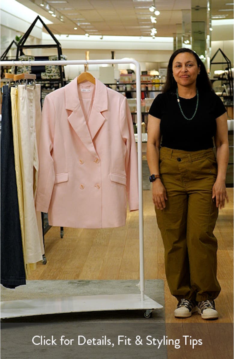 Holly Double Breasted Blazer, sales video thumbnail