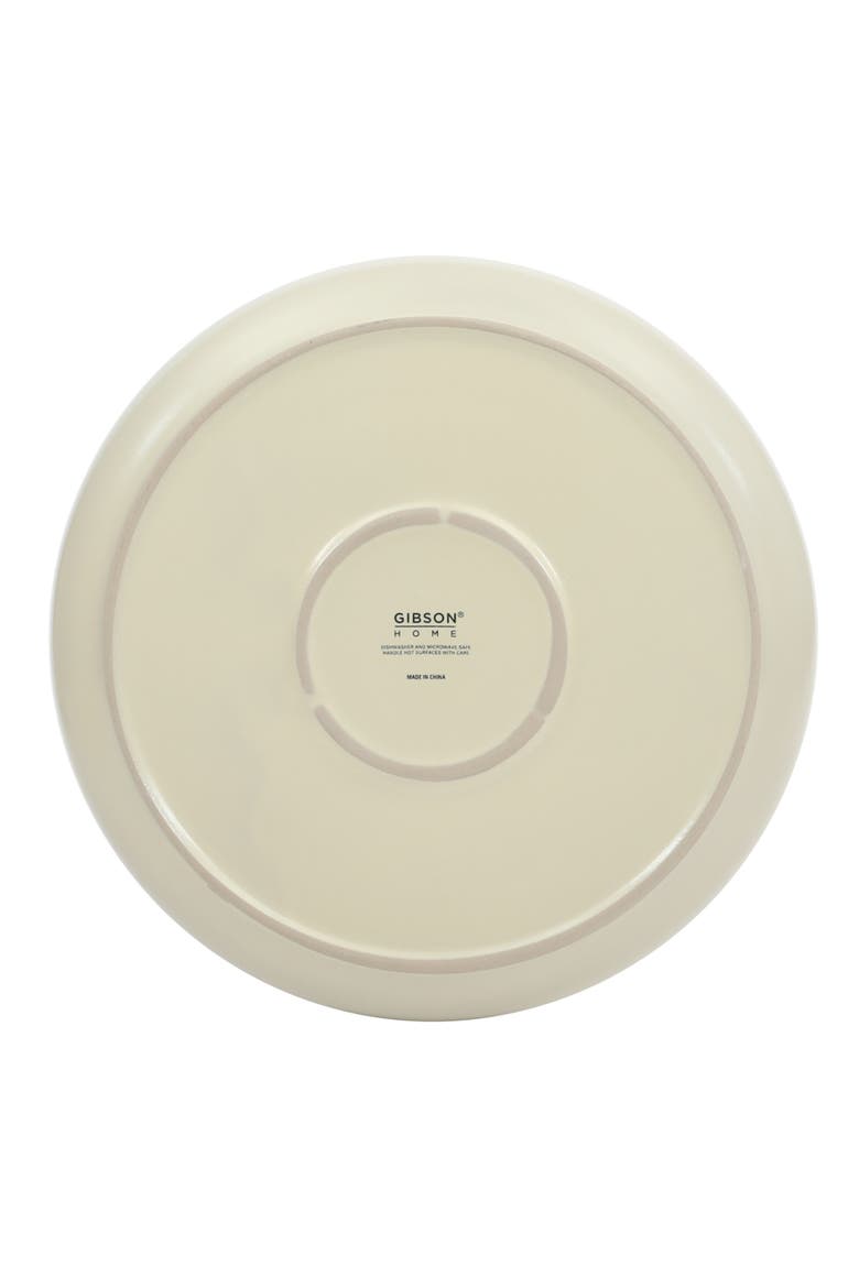 Tribeca Loft 16-Piece Double Bowl and Plates Stoneware Dinnerware Set, Service for 4, Dishwasher & Microwave Safe, Alternate, color, Matte White