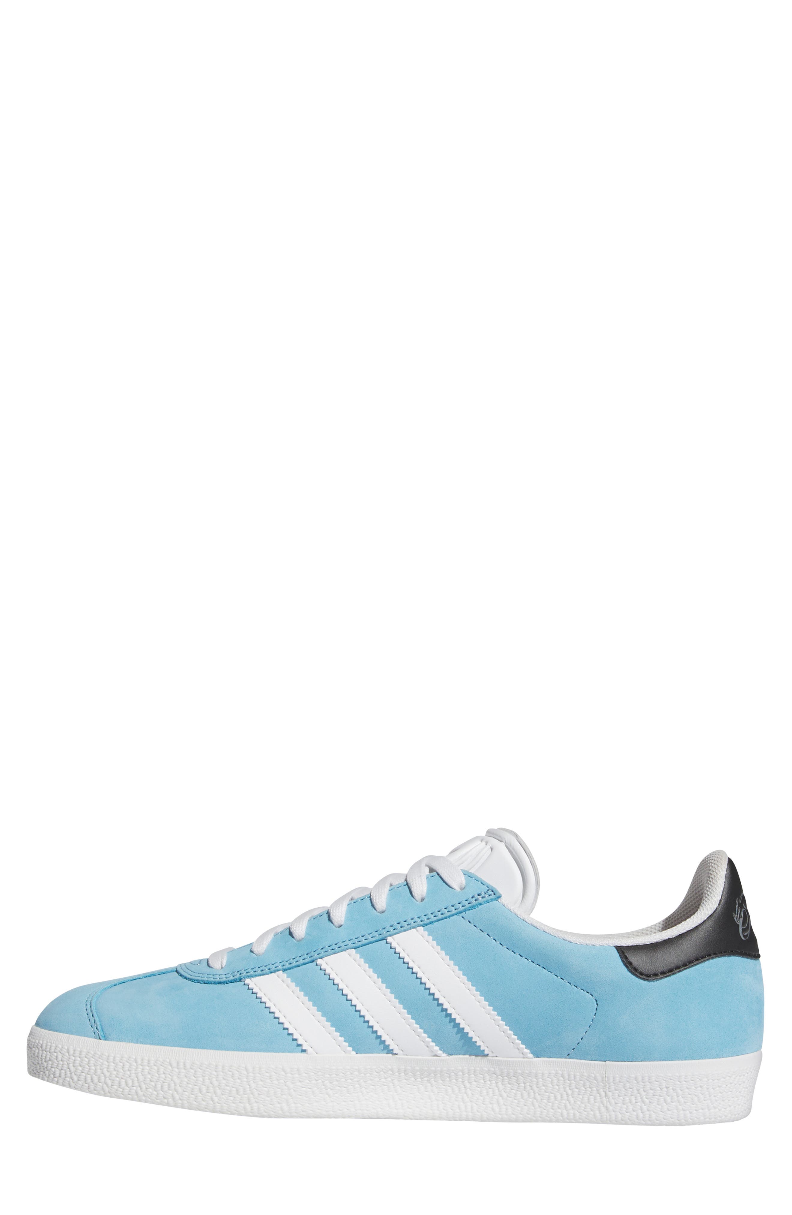 adidas Gender Inclusive Gazelle ADV Skate Shoe, Alternate, color, Crywht/Cbl