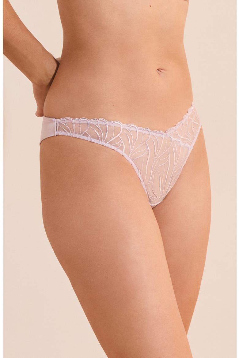 Envolee Tanga Panties, Alternate, color, LILAC