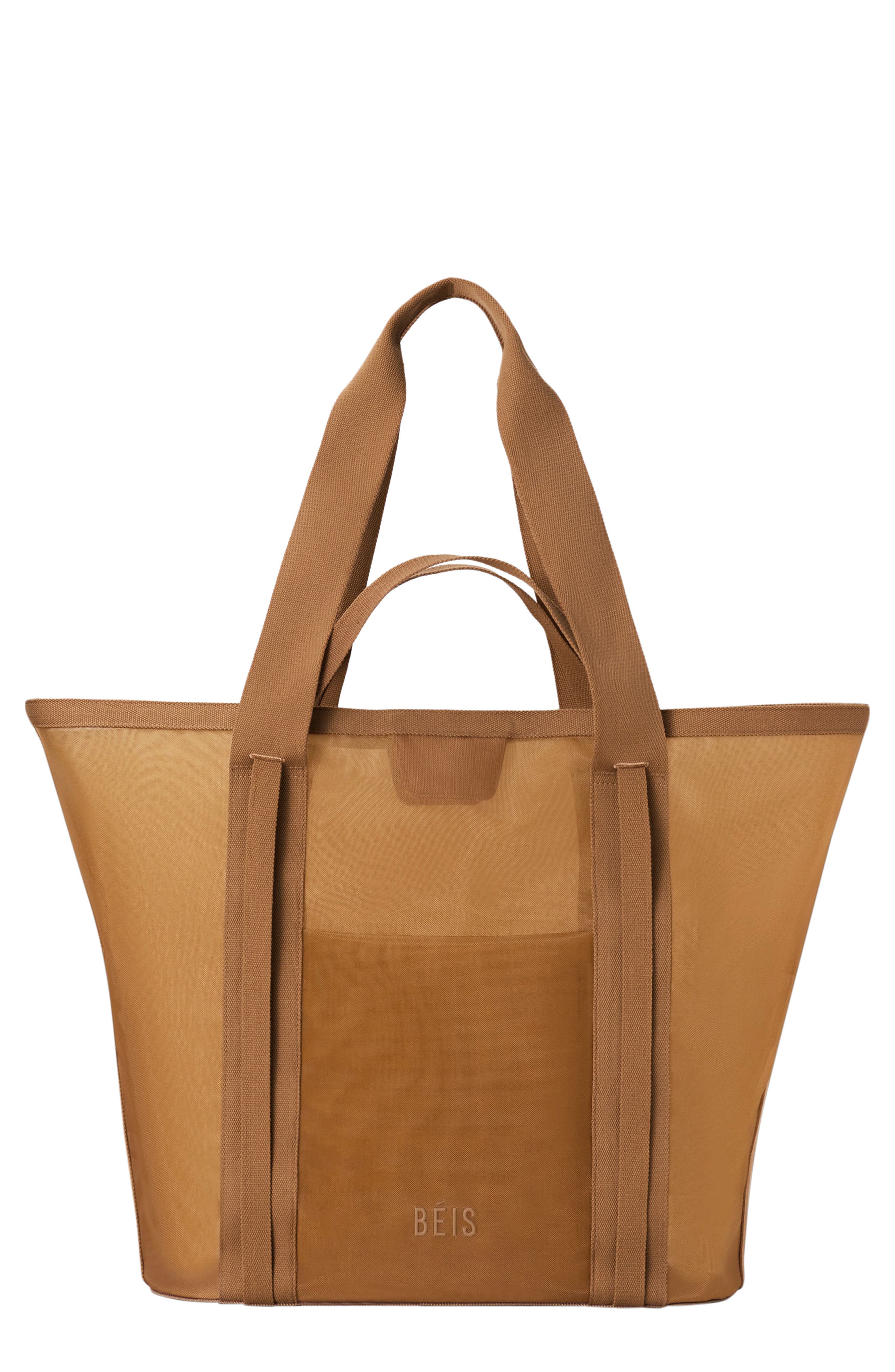 Béis Mesh Beach Tote, Main, color, 