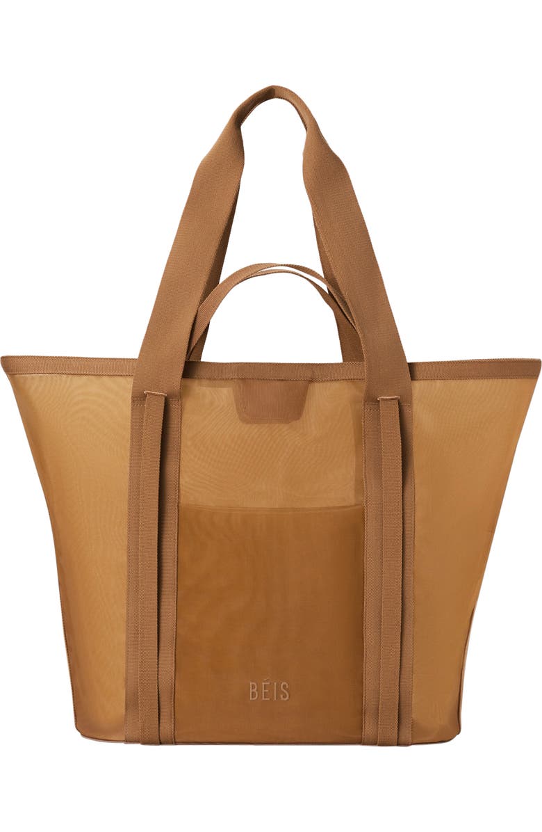 Béis Mesh Beach Tote, Main, color,