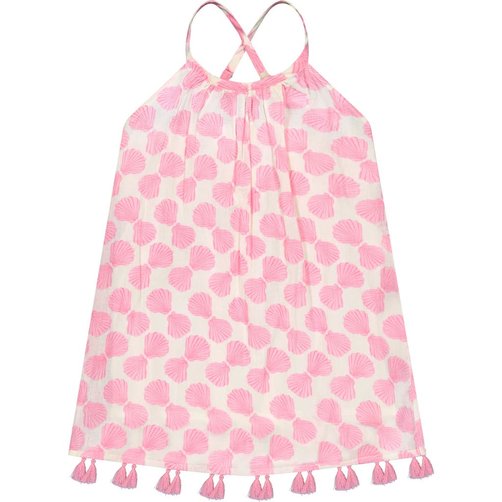 Mer St. Barth Mini Chantal Girl's Sundress In Pink