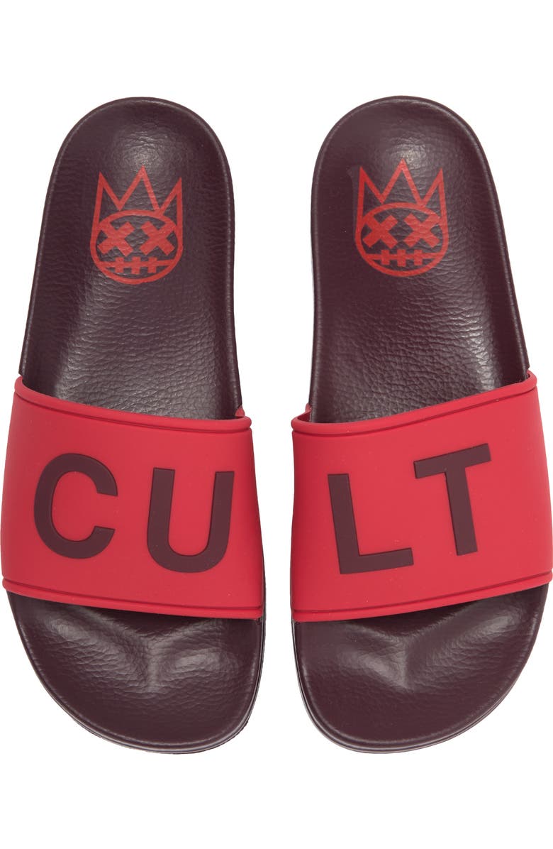 Cult of Individuality Slide Sandal with Socks, Alternate, color,