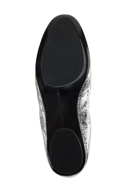 Karl Lagerfeld Paris Velma Metallic Ballet Flat