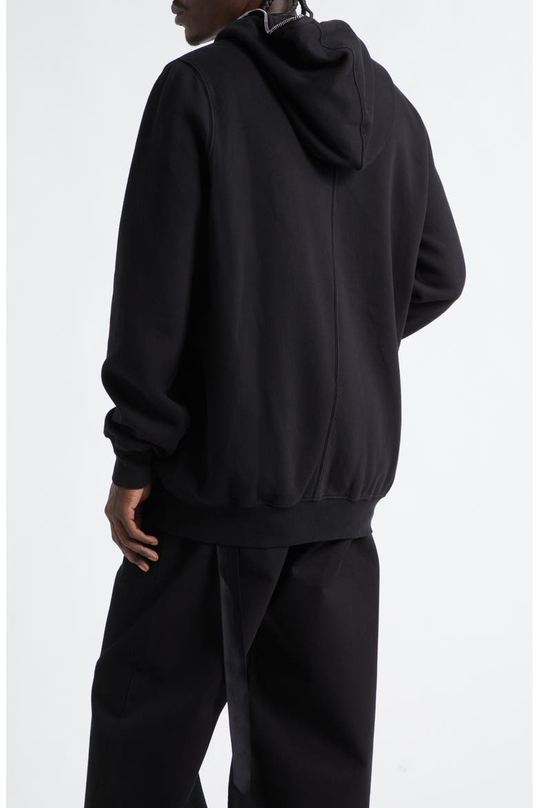 Jumbo Gimp Hoodie, Alternate, color, BLACK