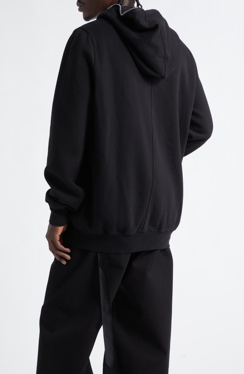 Rick Owens DRKSHDW Jumbo Gimp Hoodie, Alternate, color, Black