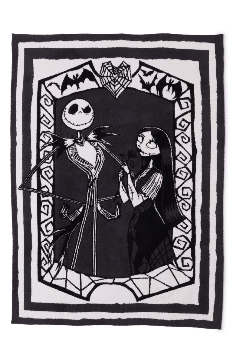 Barefoot Dreams<sup>®</sup> x Disney Jack & Sally CozyChic<sup>®</sup> Throw, Main, color, 