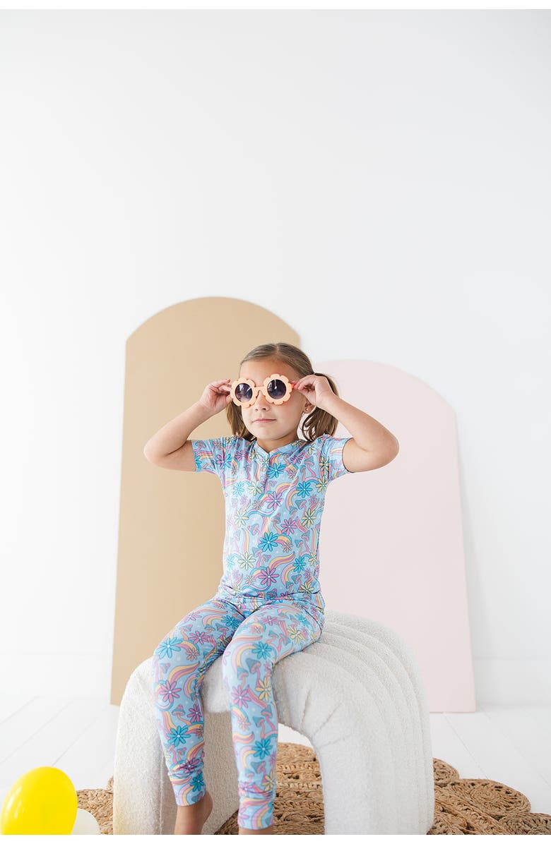 Charlie Lou Baby<sup>®</sup> Groovy Fall After All Pajama Set, Alternate, color, Blue