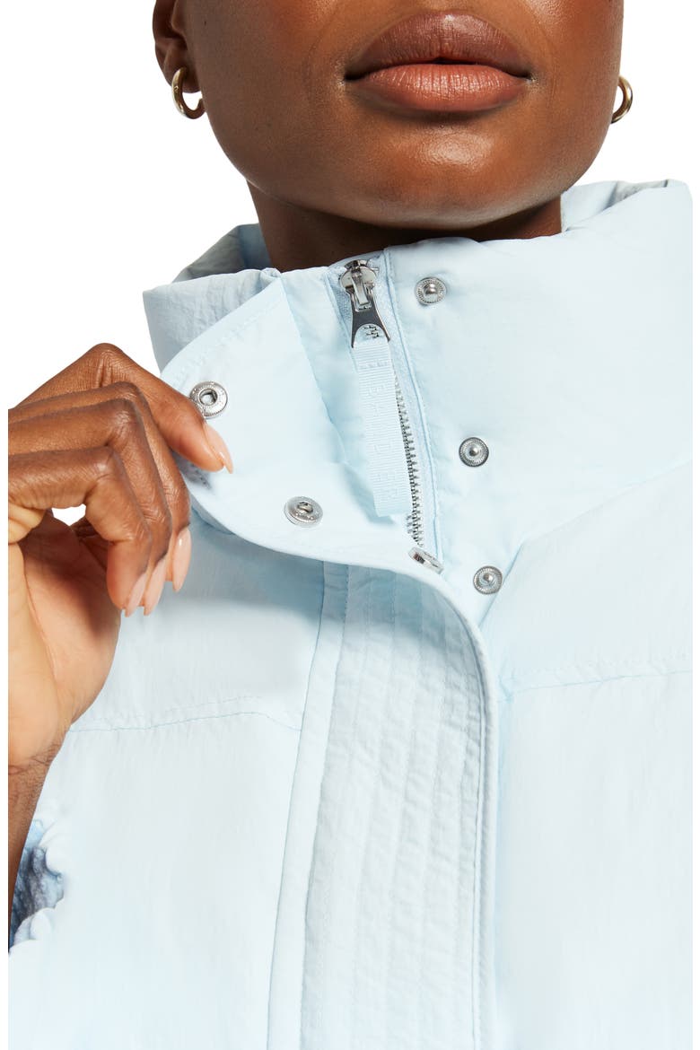 Crop Puffer Jacket, Alternate, color, ICE MELT