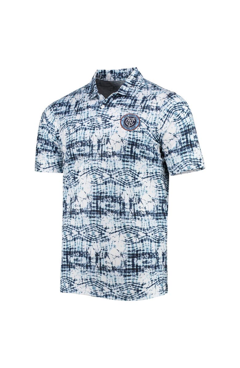 ANTIGUA Men's Antigua Navy New York City FC Vivid Polo, Alternate, color, Navy