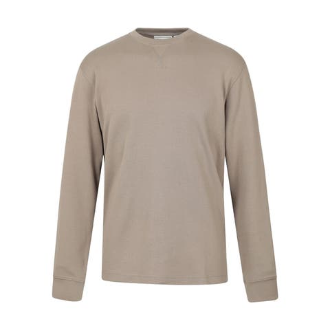 Tillsbury Textured Waffle Crew Neck Long-sleeved Sweatshirt