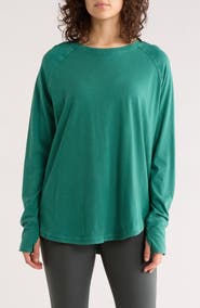 Z by Zella Vintage Wash Relaxed Long Sleeve 2.0 Tee