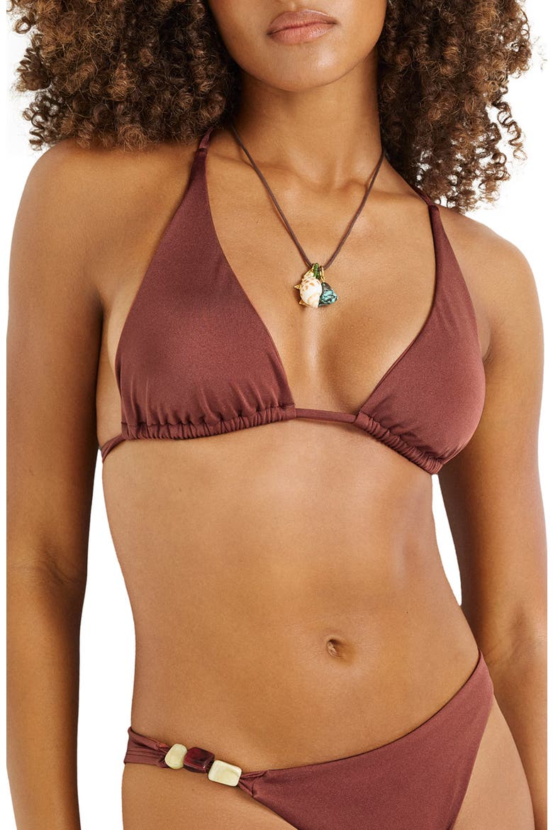 Terra Triangle Bikini Top, Main, color, RED OCHRE