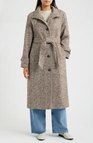 Sam Edelman Stand Collar Wrap Coat