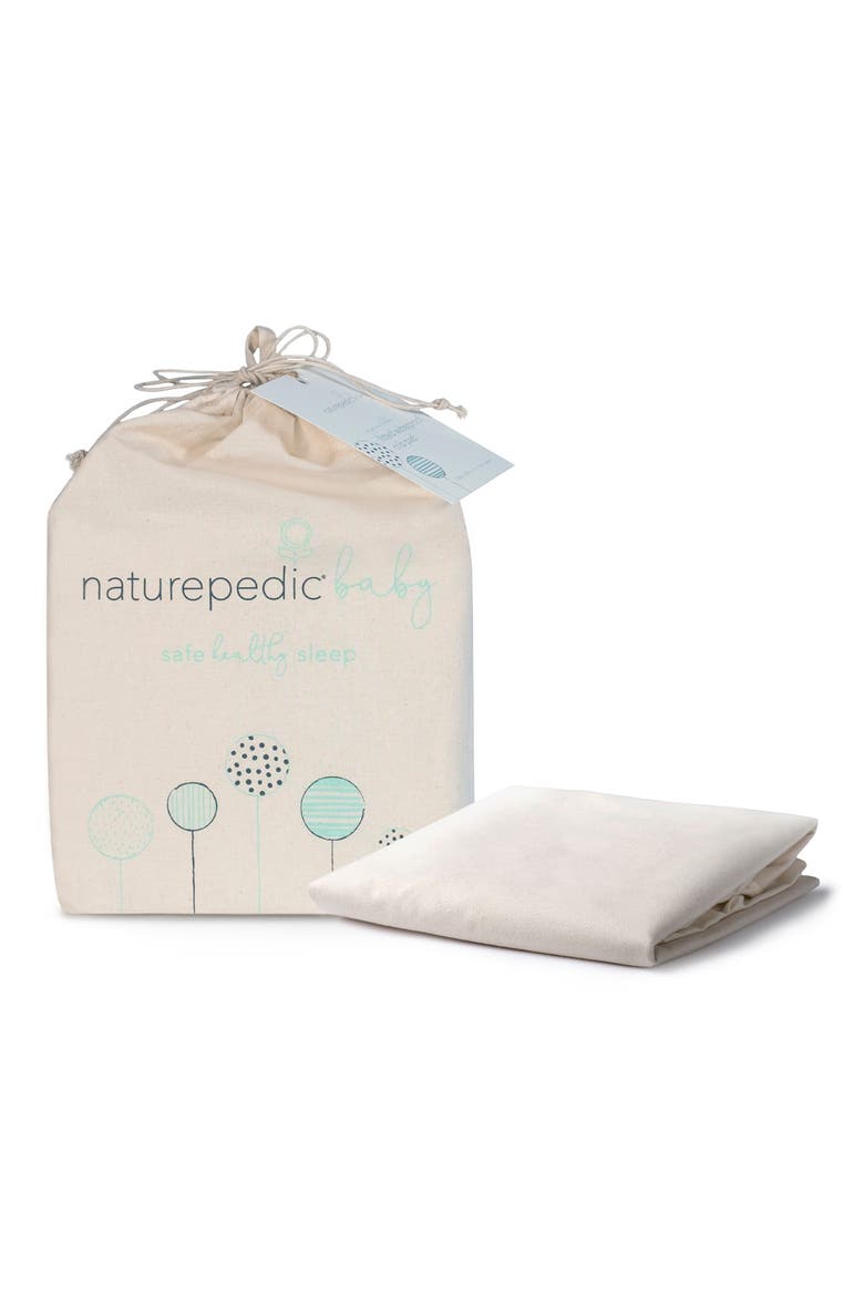 Organic Cotton Changing Pad Cover, Main, color, NATURAL