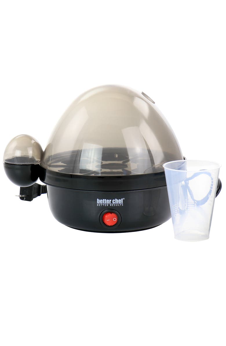 Better Chef Countertop Electric Egg Cooker, Main, color, Black