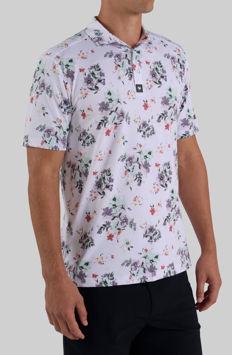 Bad Birdie Core Performance Polo, Alternate, color, Dont Pick The Flowers