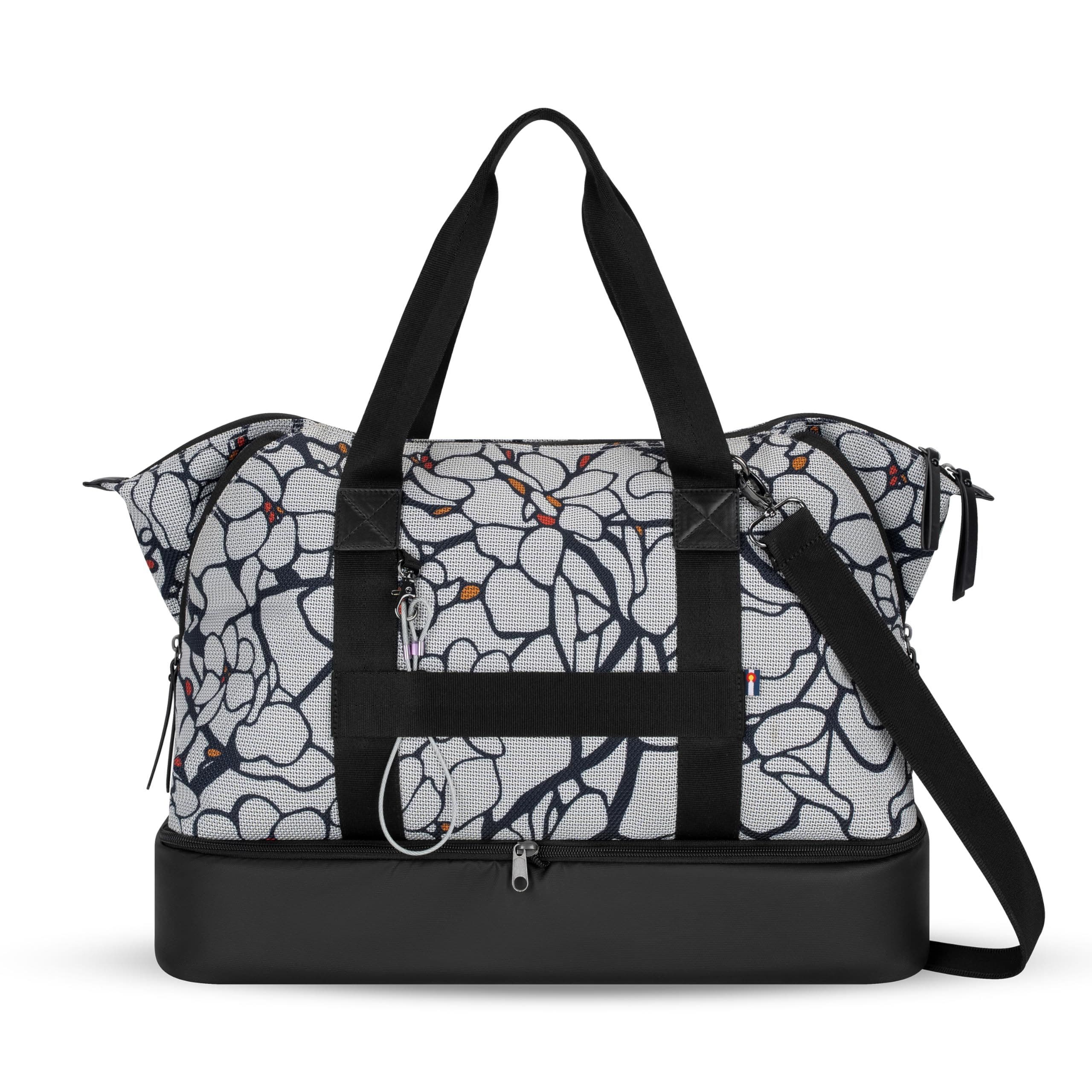 Sherpani Boston Women's Anti-theft Travel Tote Duffel With Removable Shoe Compartment In Multi