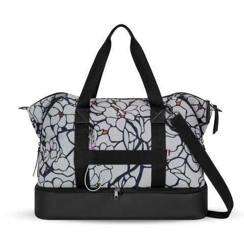 Boston Women’s Anti-Theft Travel Tote Duffel with Removable Shoe Compartment