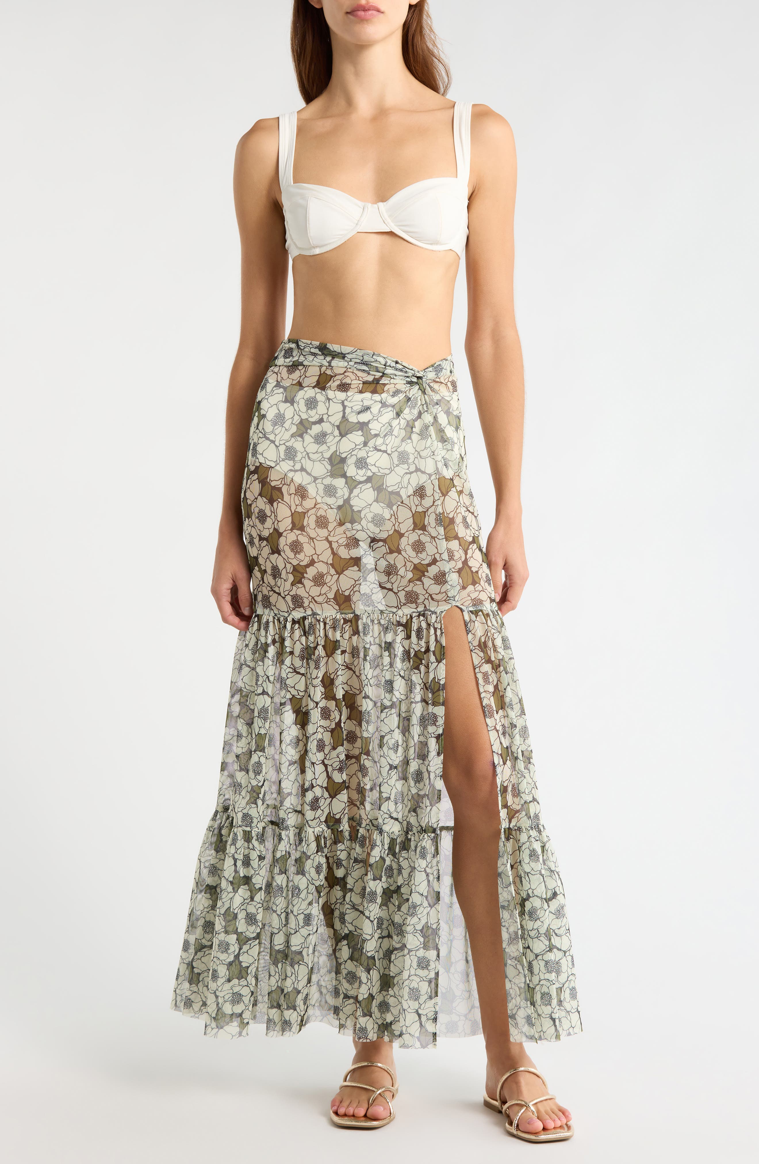 Hutch Sheer Cover-Up Maxi Skirt