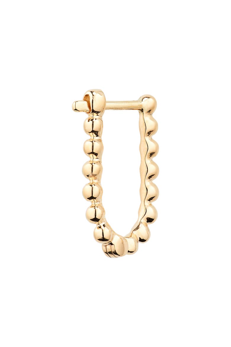 Poppy Rae U-Hoop Earrings, Alternate, color, YELLOW GOLD