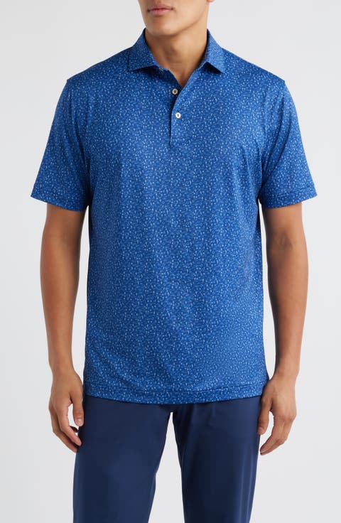 Outlaw Southwest Print Performance Jersey Polo