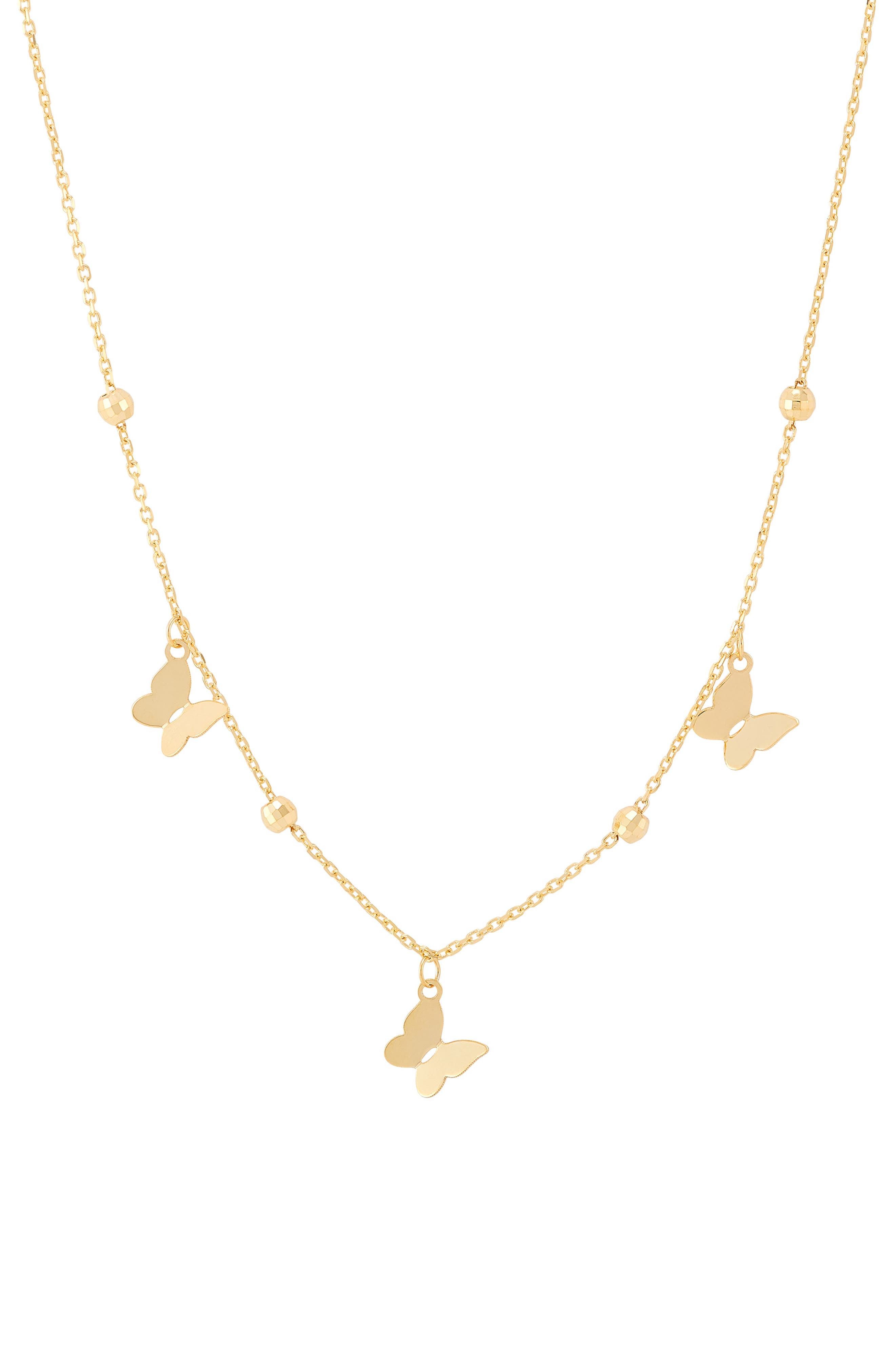 Frankie & Zoe Butterfly Station Necklace
