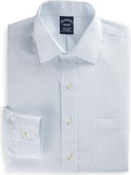 Brooks Brothers Big & Tall Non-Iron Graph Patterned Dress Shirt