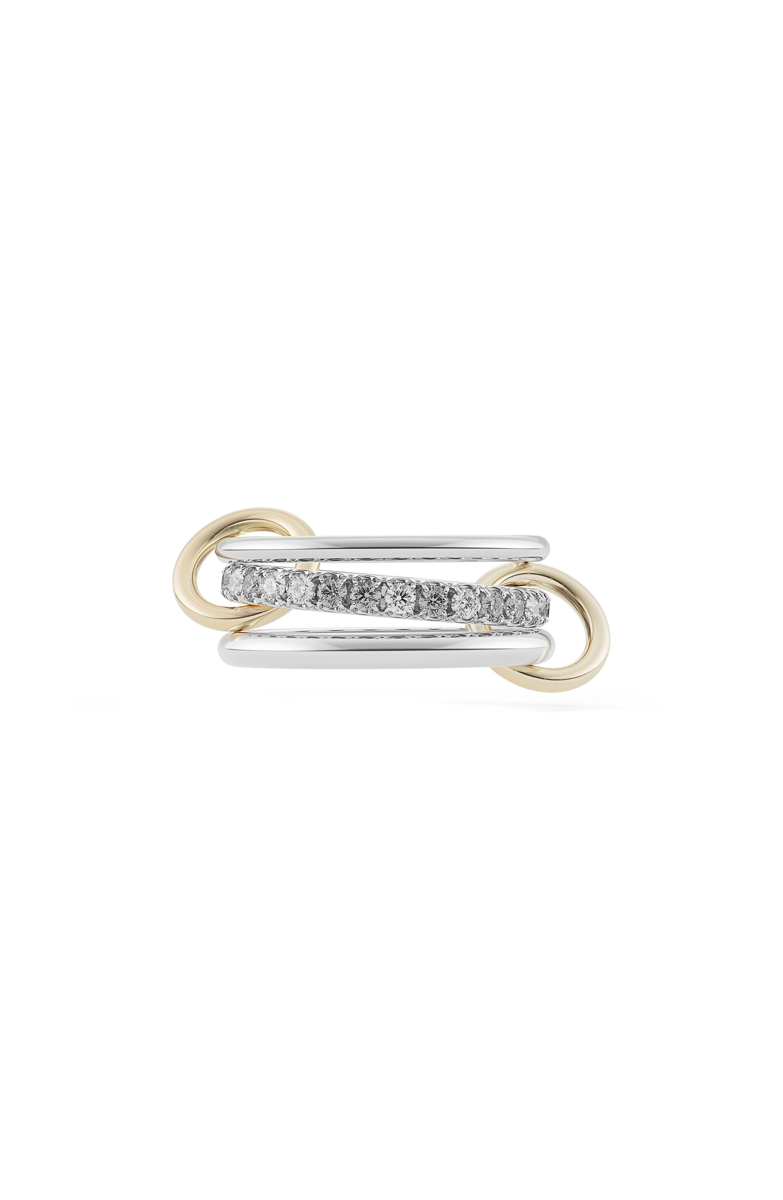 Spinelli Kilcollin Petunia Linked Diamond Rings (Women) | Nordstrom