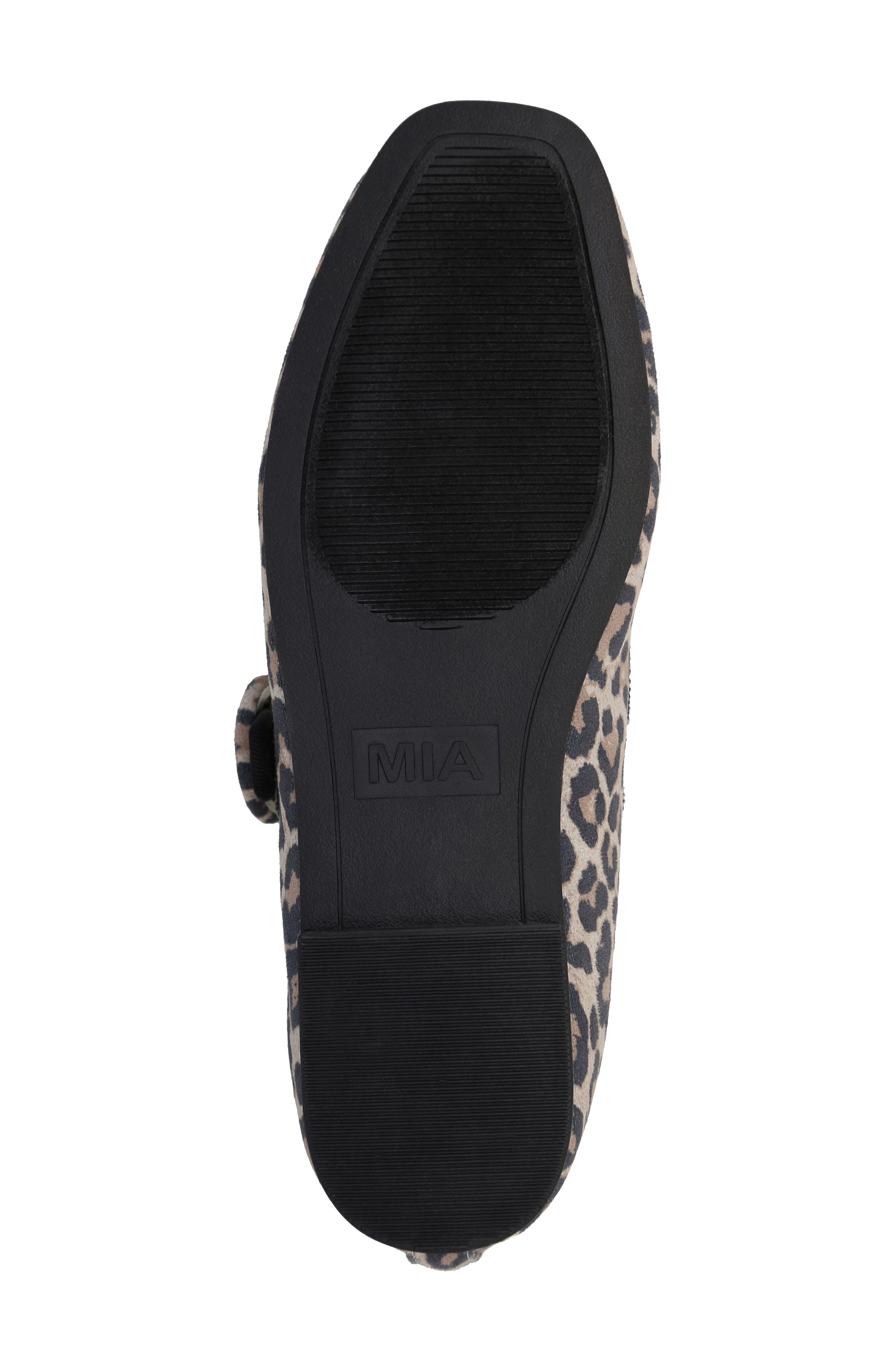Miya Mary Jane Flat, Alternate, color, LEOPARD PRINT