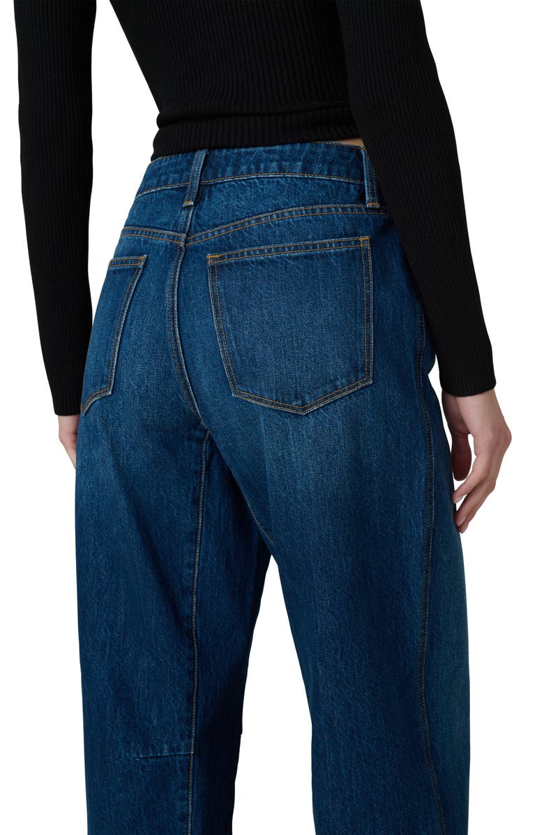 Joe's Jeans The Wilder High Waist Crop Relaxed Barrel Jeans, Alternate, color, Unmistakable