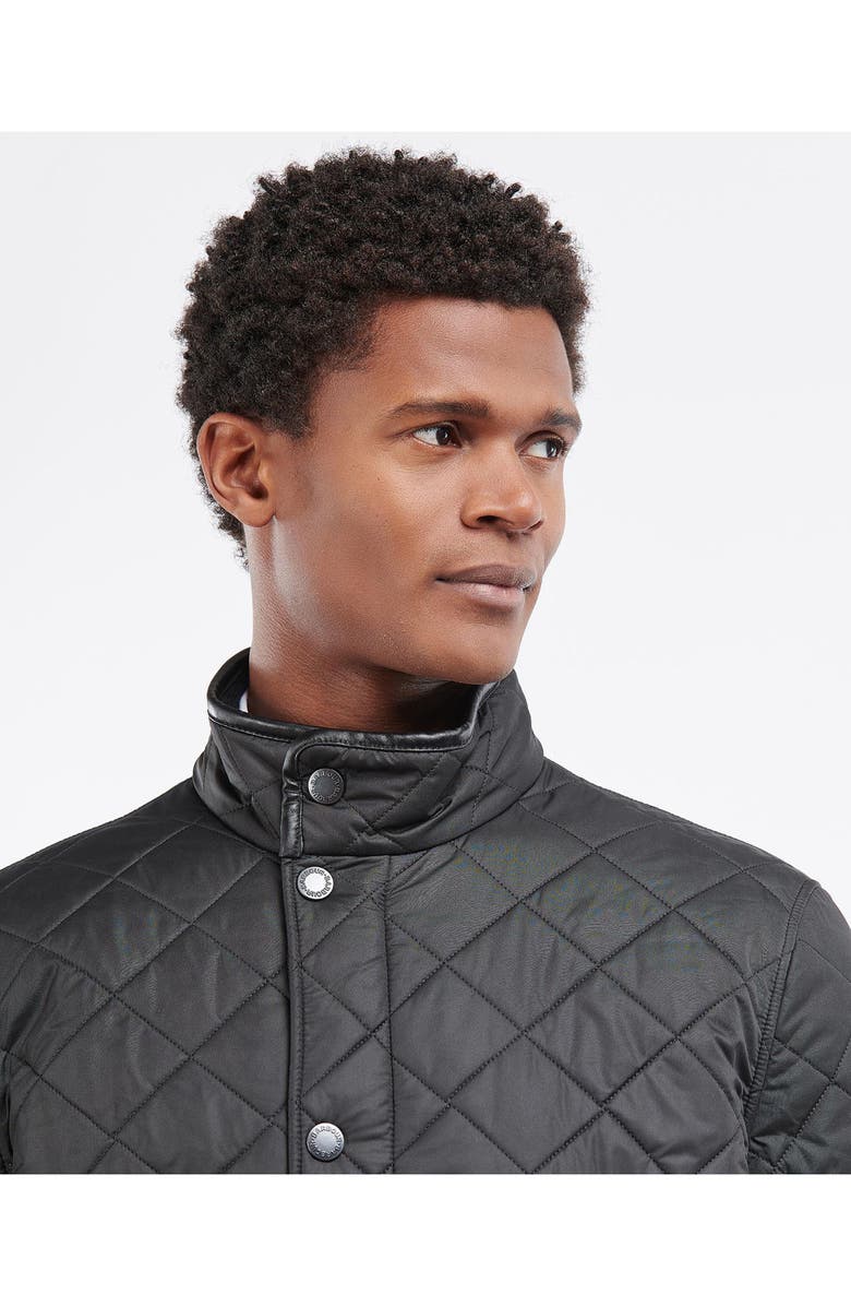 Barbour Long Powell Quilted Jacket, Alternate, color,