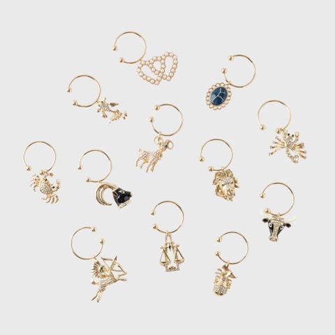 Celestial wine charms