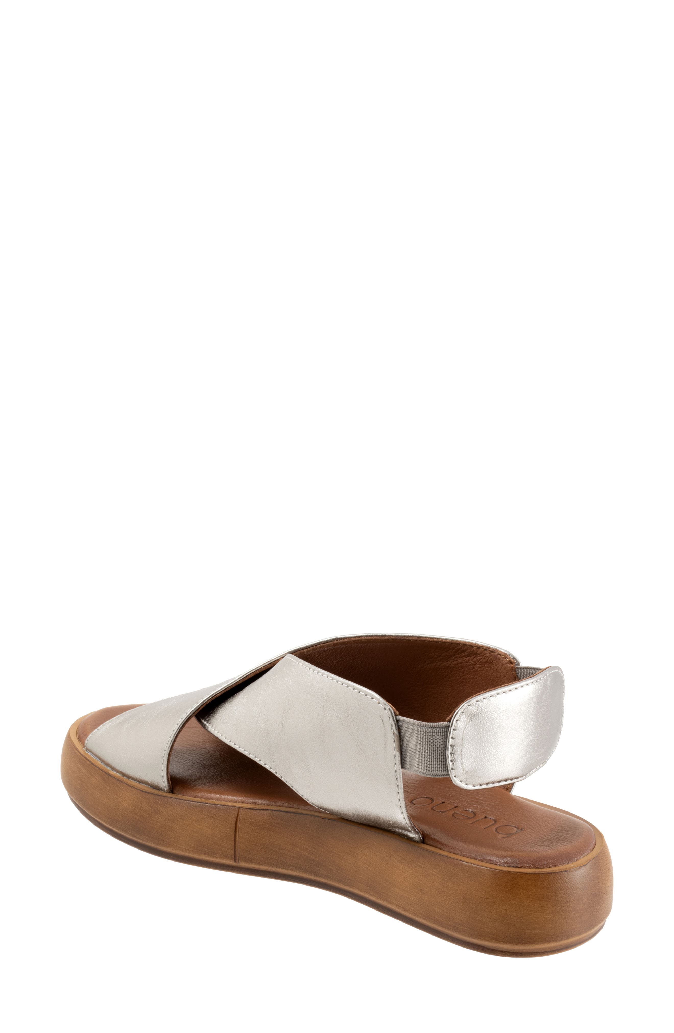 Bueno Jayden Sandal, Alternate, color, Dark Silver