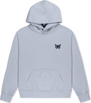 Dalix Butterfly Relaxed Midweight Fleece Pullover Hoodie