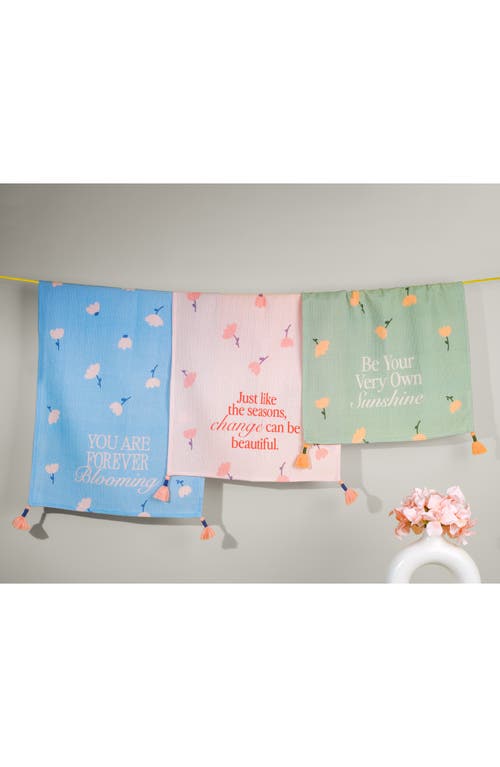 Tiramisu 3-piece Kitchen Towel Set In Multi