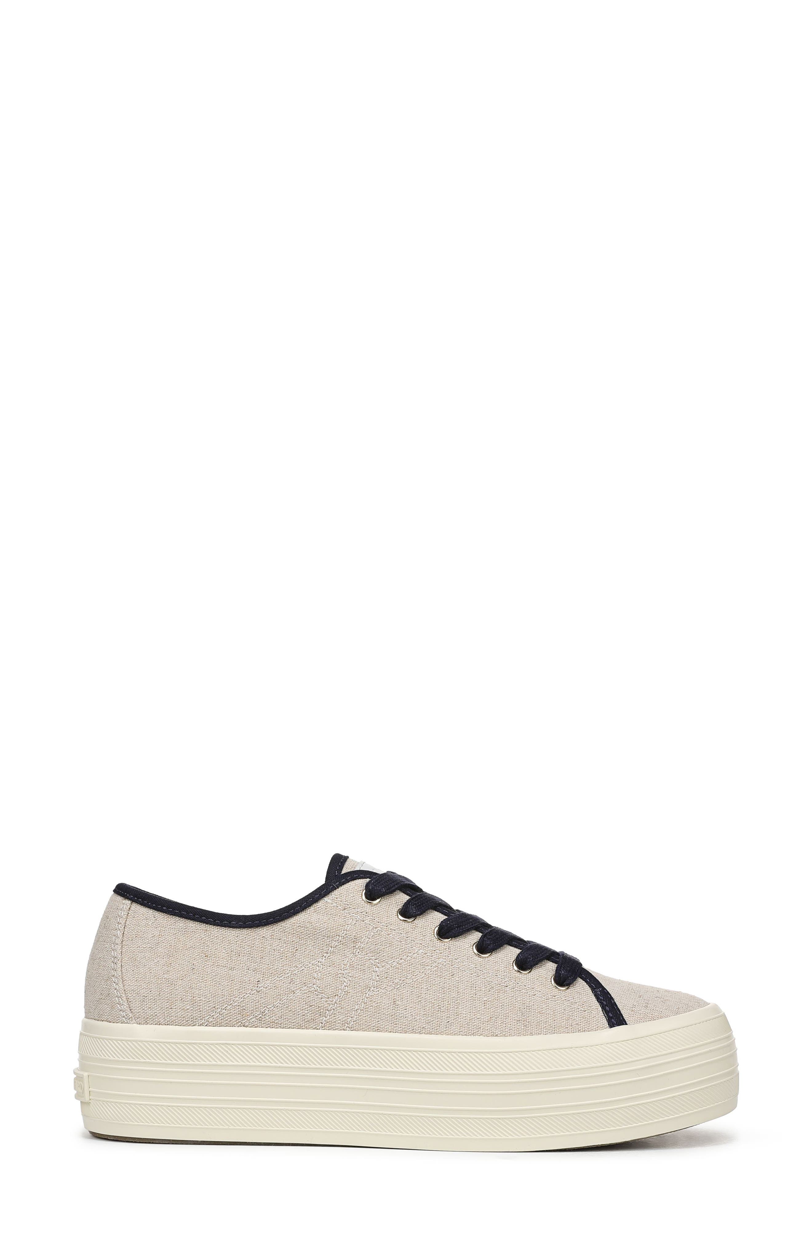 Truett Platform Sneaker, Alternate, color, SAND/ NAVY