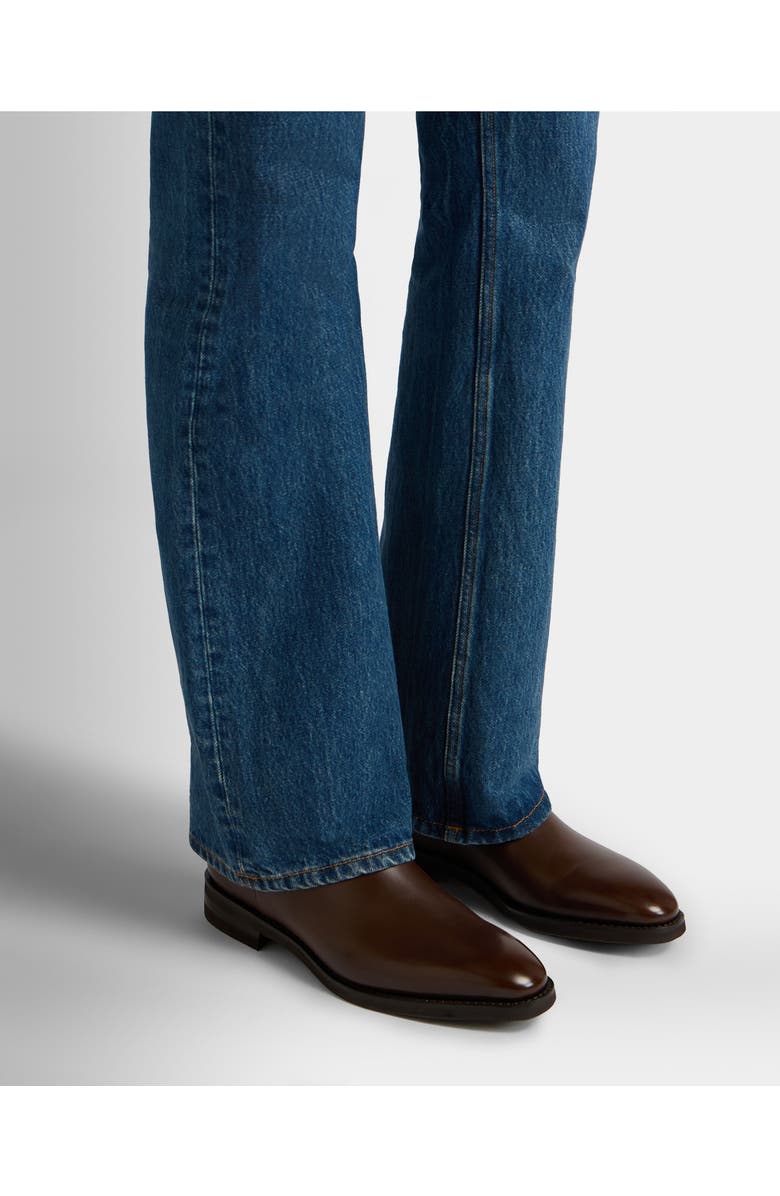 Bally Scribe Un Bootie in Calf Leather, Alternate, color, Brown