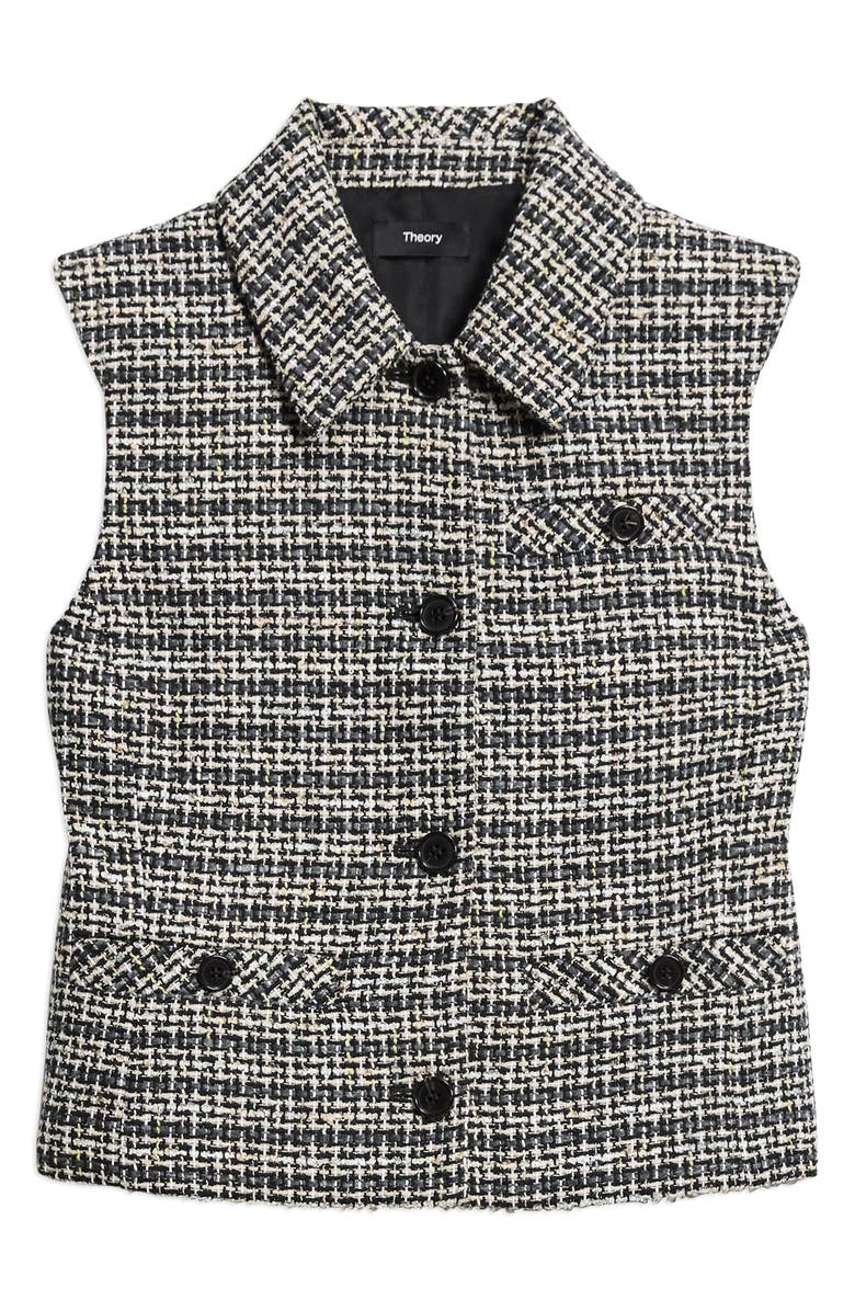 Theory Tweed Vest, Main, color, Shale Multi