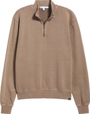 Threads 4 Thought Zack Loose Fit Mineral Wash Quarter Zip Sweatshirt