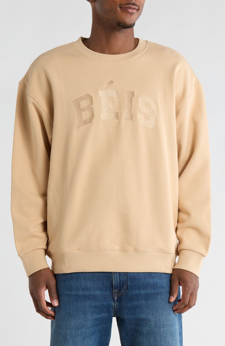 Béis The Sweatshirt, Main, color, Beige
